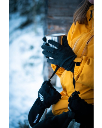 Hestra Gloves Merino Wool Liner Active 5 finger