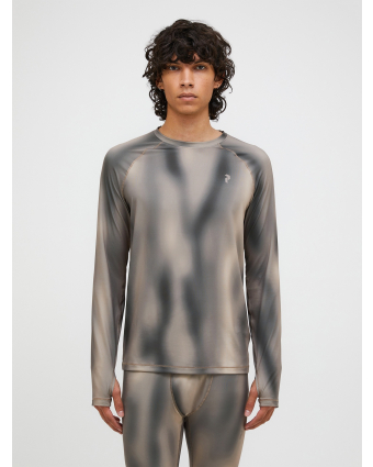 Peak Performance Spirit AOP Crew Synthetic Baselayer Men